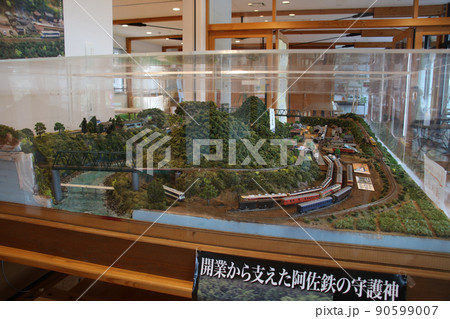 道の駅 よって西土佐 2階の鉄道ジオラマ 道の駅 よって西土佐 2階の鉄道ジオラマ 90599007