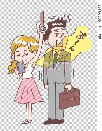 一個擔心火車上汗味的女人 90599398