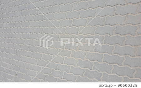 Gray paving slabs wave texture structure 90600328