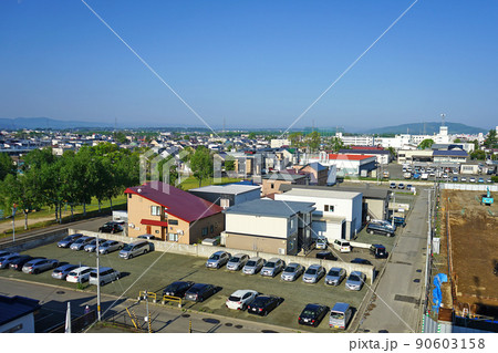 北海道北見市　北見市の街並み 90603158