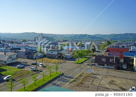 北海道北見市　北見市の街並み 90603160