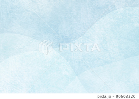 .水色の波模様に上品な質感ある和紙背景 90603320