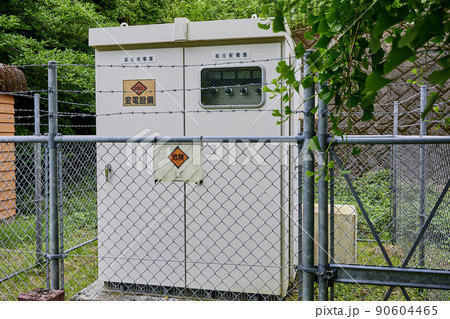古びた変電設備 古びた変電設備 90604465