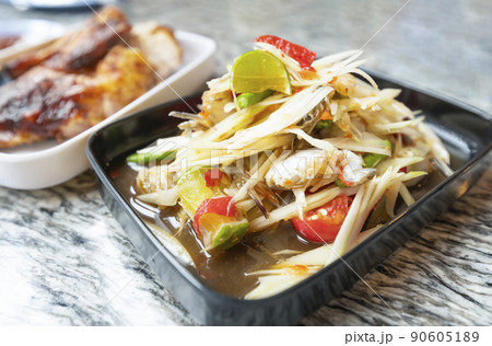 Food and drink, Papaya Salad with Blue Crab Food and drink, Papaya Salad with Blue Crab 90605189