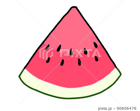 スイカ03_スライスピース(正面) スイカ03_スライスピース(正面) 90606476