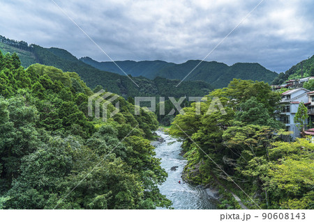 夏の御岳渓谷【東京都・青梅市】 90608143