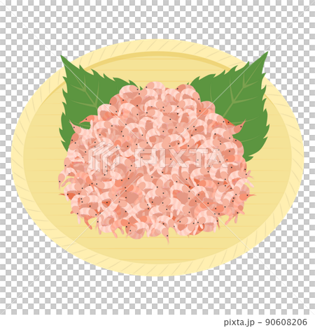 Illustration of Sakura shrimp 90608206