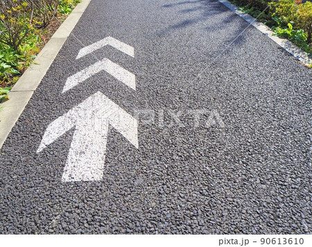 道路標識 自転車レーン2 道路標識 自転車レーン2 90613610