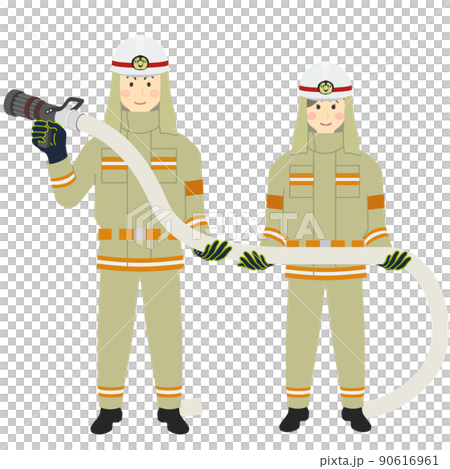 Occupation [Men and women of firefighters] 90616961