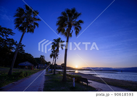 西尾市　宮崎海岸(吉良ワイキキビーチ) 90618593