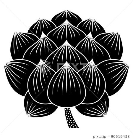 家紋です。蓮の花といいます。 90619438