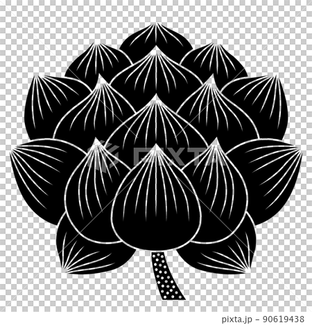 家紋です。蓮の花といいます。 90619438