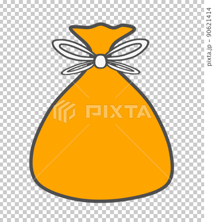 橙色抽繩包 90621414