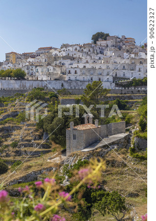 Old town in Monte Sant Angelo, Puglia, Italy 90622327