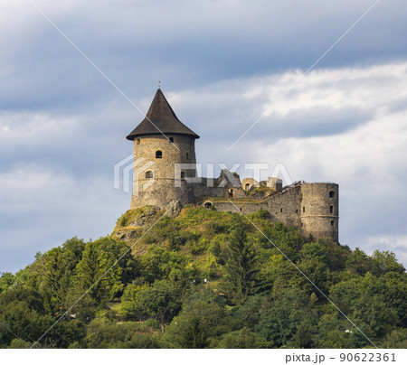 castle Somoska on Slovakia Hungarian border 90622361