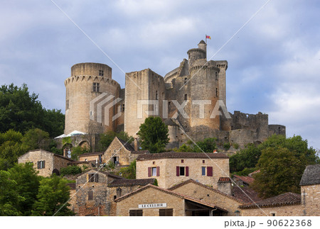 Bonaguil Castle in Lot et Garonne, France Bonaguil Castle in Lot et Garonne, France 90622368