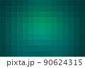 Gradient green background. Geometric texture from green squares. A backing of mosaic squares. Abstract pixel green backdrop for publication, design, poster, calendar, post, screensaver, wallpaper 90624315