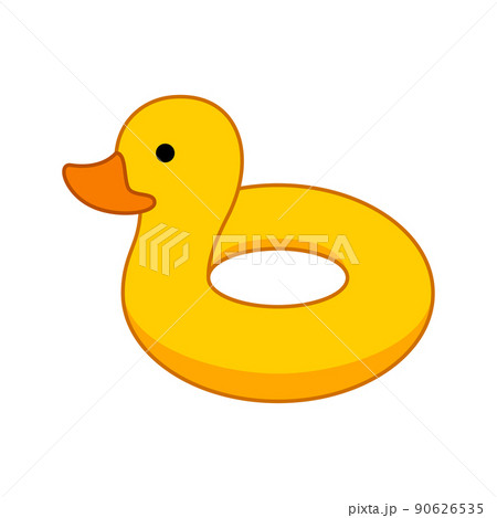 Inflatable Duck isolated on white background 90626535