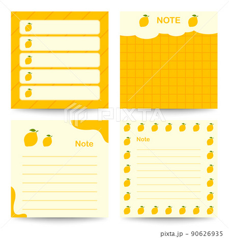 Set of square notepads with Lemon Set of square notepads with Lemon 90626935
