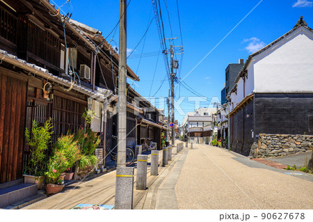 名古屋市 四間道の町並み 名古屋市 四間道の町並み 90627678