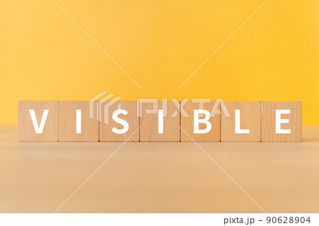 「VISIBLE」と書かれたブロック 90628904