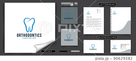 dental logo illustration 90629382