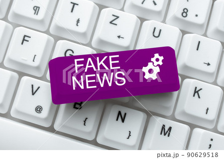 Inspiration showing sign Fake News. Word Written on Giving information to showing that is not true by the media -48924 Inspiration showing sign Fake News. Word Written on Giving information to showing that is not true by the media -48924 90629518