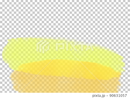 水彩背景黃色漸變透明白色背景水平 90631057