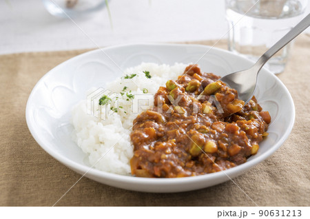 豆カレーライス 90631213