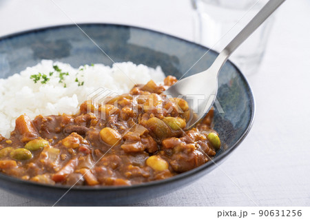 豆カレーライス 90631256