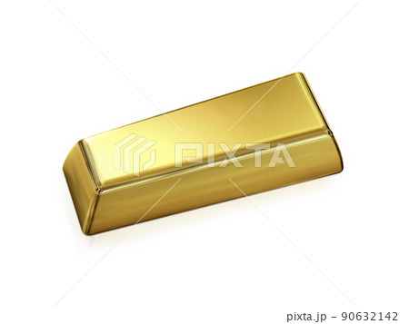 Gold bars is on white background 3D rendering Gold bars is on white background 3D rendering 90632142