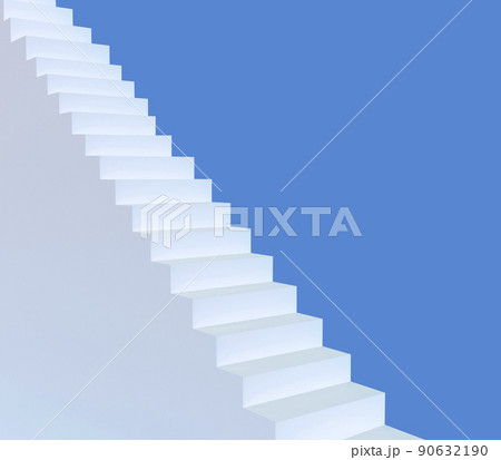 The stairs. business concept growth and the path to success. 3D render The stairs. business concept growth and the path to success. 3D render 90632190