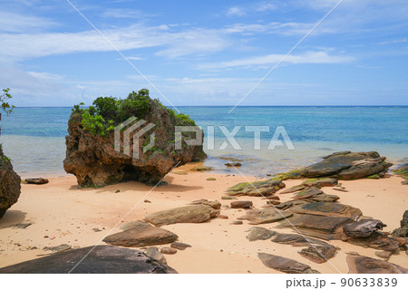 沖縄県 西表島 南風見田の浜 90633839