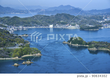 船折瀬戸と瀬戸内の島々 船折瀬戸と瀬戸内の島々 90634302