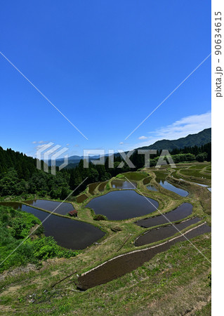 うへ山の棚田より うへ山の棚田より 90634615