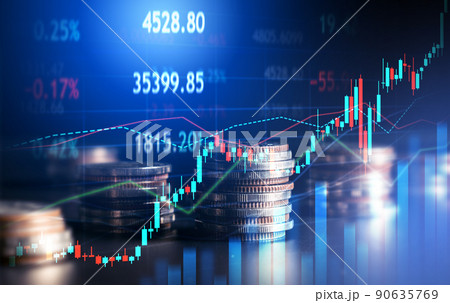 Finance and money technology background concept of business prosperity and asset Finance and money technology background concept of business prosperity and asset 90635769