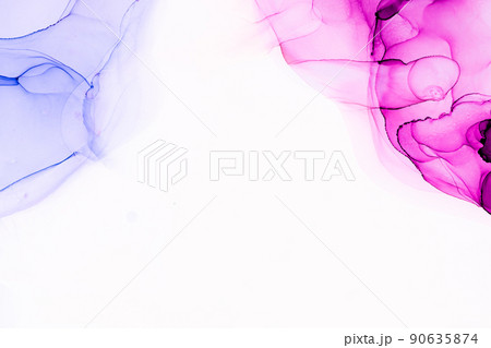 Marble ink abstract art from exquisite original painting for abstract background Marble ink abstract art from exquisite original painting for abstract background 90635874