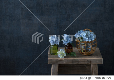 ハイドランジア　青い紫陽花 90636159