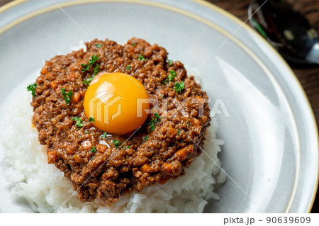 夏野菜のキーマカレー 90639609