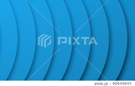 Abstract blue wavy background. 3D rendering illustration. 90640645