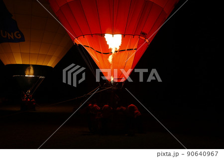 熱気球 燃焼 燃える 90640967