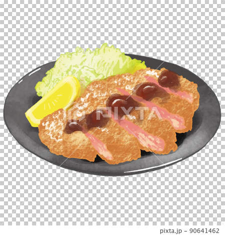 Pork cutlet - Stock Illustration [90641462] - PIXTA