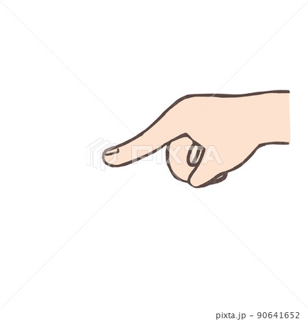 押す人差し指 90641652