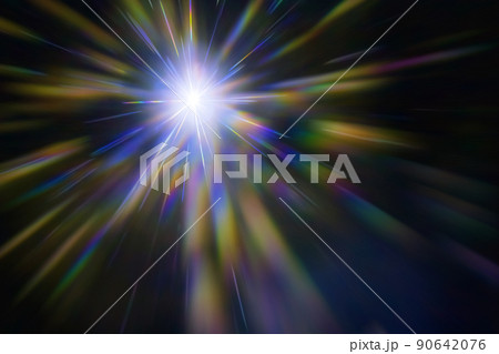 虹色の放射光 90642076