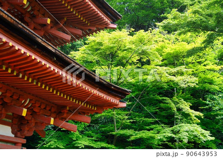 浄瑠璃寺_三重塔 90643953