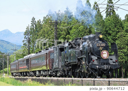 SL大樹　C11 325+14系客車 90644712
