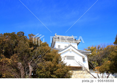 愛知県豊田市、挙母城復興隅櫓の風景 愛知県豊田市、挙母城復興隅櫓の風景 90648688