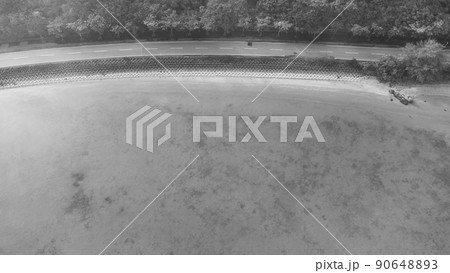 【セピア】空撮 石垣島 名蔵湾 90648893