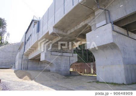 北陸新幹線 延伸工事　 第2福井トンネル入口　福井市二上町側　2022年4月 90648909