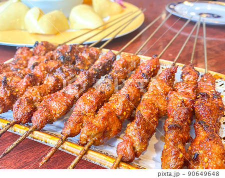 中国シルクロード料理・烤羊肉串（ラムの串焼き） 90649648